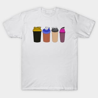 Water Bottle Shaker Gym Set Collection T-Shirt